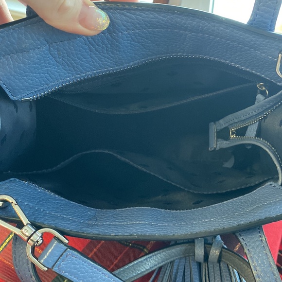 Kate Spade Purse Blue Handbag Satchel - Picture 3 of 7